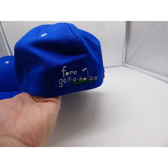 Authentic Pukka Embroidered Tee Stretch Fit Golf Cap/ Hat, Blue - Picture 4 of 11